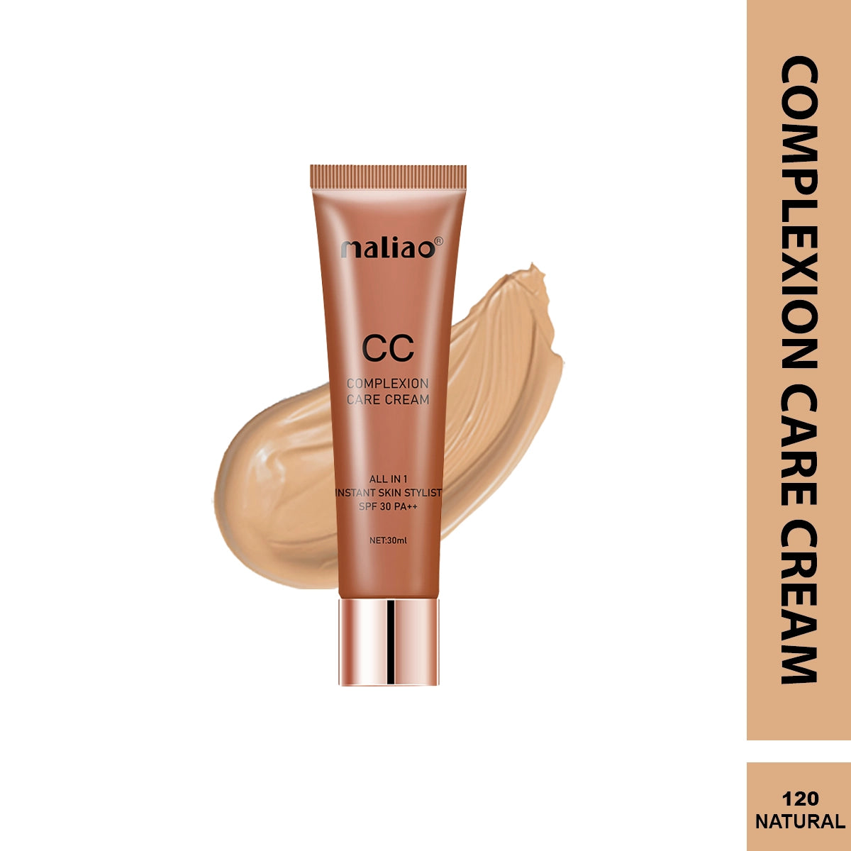 Maliao All-in-One Instant Skin Stylist CC Cream SPF 30PA++ - Flawless Coverage & Sun Protection
